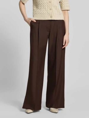 Spodnie z szerokimi nogawkami z kantami model 'RAVNA' Copenhagen Muse