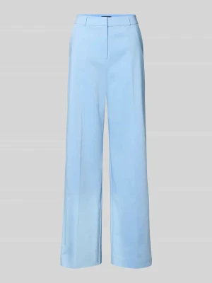 Spodnie z szerokimi nogawkami z kieszeniami z tyłu comma