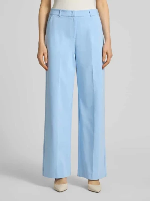 Spodnie z szerokimi nogawkami z kieszeniami z tyłu comma