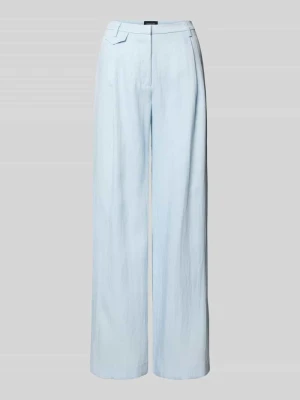 Spodnie z szerokimi nogawkami z mieszanka wiskozy bardot