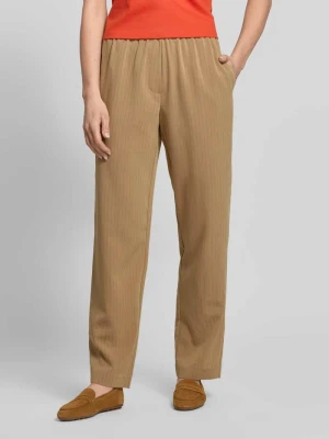 Spodnie z szerokimi nogawkami z mieszanka wiskozy model 'JINOU' Essentiel Antwerp