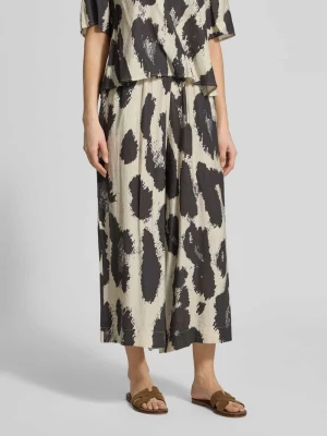 Spodnie z szerokimi nogawkami z mieszanka wiskozy model 'Karalie Jusia' MSCH Copenhagen