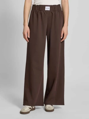 Spodnie z szerokimi nogawkami z mieszanka wiskozy model 'TOSCA' VILLA SOPHIE