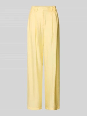 spodnie z szerokimi nogawkami z mieszanka wiskozy z wpuszczane kieszenie GUIDO MARIA KRETSCHMER WOMAN