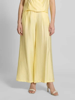 spodnie z szerokimi nogawkami z mieszanka wiskozy z wpuszczane kieszenie GUIDO MARIA KRETSCHMER WOMAN