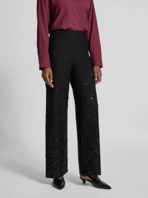 Spodnie z szerokimi nogawkami z mieszanki wiskozy model ‘KIMBERLY’ SEDUCTIVE