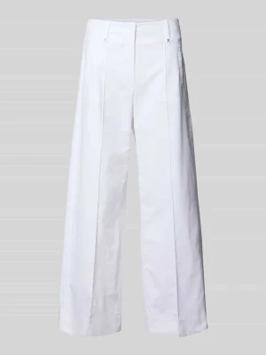 Spodnie z szerokimi nogawkami z pionowymi szwami LUISA CERANO