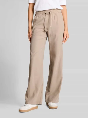 spodnie z szerokimi nogawkami z tunelem Tom Tailor