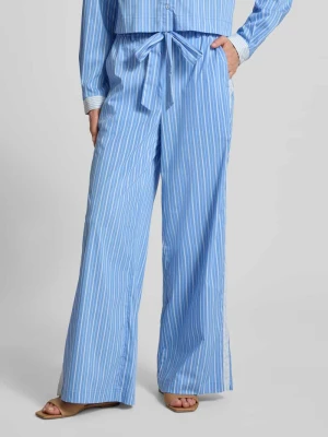 spodnie z szerokimi nogawkami z wiązanym paskiem model 'Dana' GUIDO MARIA KRETSCHMER WOMAN