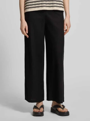 spodnie z szerokimi nogawkami z wpuszczanymi kieszeniami model 'LINNO' Ichi