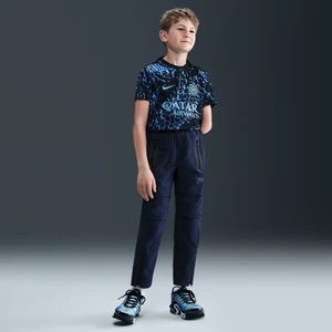 Spodnie z tkaniny dla dużych dzieci (chłopców) Nike Tech - Niebieski