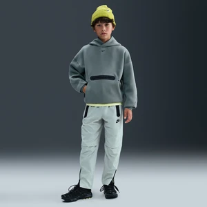 Spodnie z tkaniny dla dużych dzieci (chłopców) Nike Tech - Szary