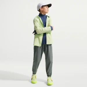 Spodnie z tkaniny dla dużych dzieci Dri-FIT Nike Miler - Szary
