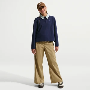 Spodnie z tkaniny dla dużych dzieci (dziewcząt) Nike Collection - Brązowy