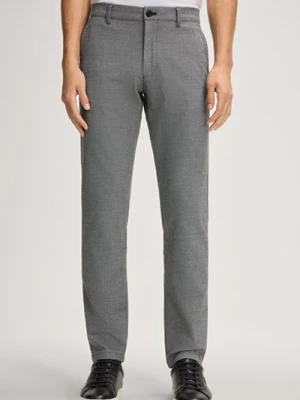 Spodnie z tkaniny Matthew w kolorze jasnoszarym we wzór Joop