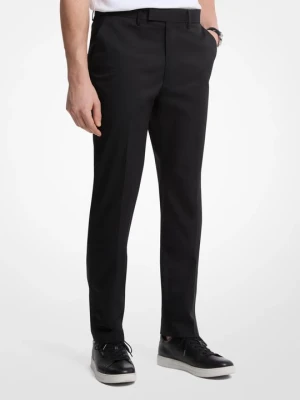 Spodnie z tkaniny z technologią COOLMAX® Michael Kors CZARNY (Czarny)