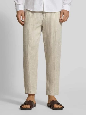 Spodnie z tylnymi kieszeniami model 'PANTALACCIO LINO' MARKUP