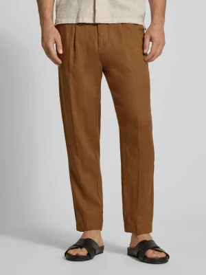 Spodnie z tylnymi kieszeniami model 'PANTALACCIO LINO' MARKUP