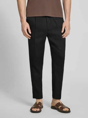 Spodnie z tylnymi kieszeniami model 'PANTALACCIO LINO' MARKUP