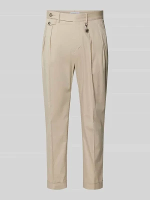 Spodnie z układanymi fałdami i wpuszczanymi kieszeniami Manuel Ritz