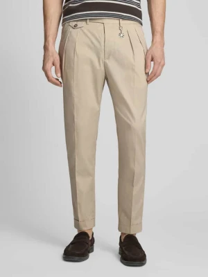 Spodnie z układanymi fałdami i wpuszczanymi kieszeniami Manuel Ritz