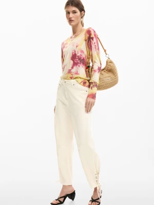 Spodnie z wiązaniami Desigual