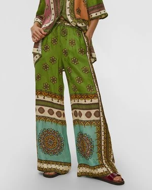 Spodnie Z Wiskozy Damskie Alemais Contina