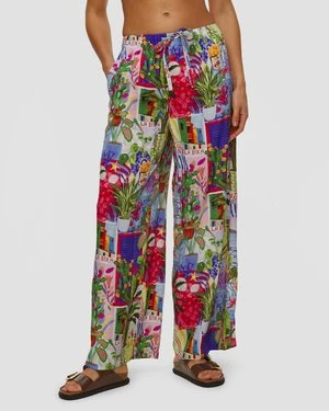 Spodnie Z Wiskozy Damskie Seafolly La Boca Wide Leg Pant