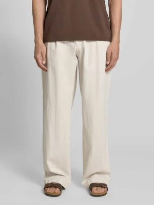 Spodnie z wpuszczanymi kieszeniami i elastycznym pasem Bugatti