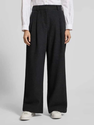 Spodnie z wysokim stanem z dodatkiem wełny model „Seba” MSCH Copenhagen