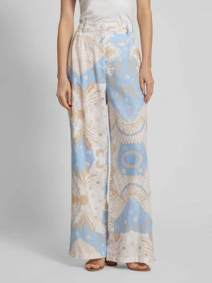 Spodnie z wzorem na całej powierzchni HERZENS