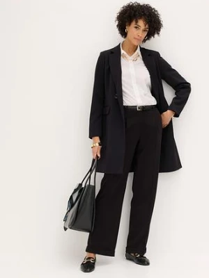 Spodnie z zakładkami bonprix