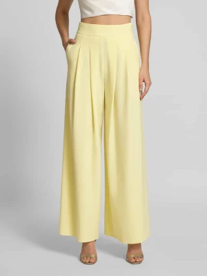 Spodnie z zakładkami i bocznym zamkiem błyskawicznym RINASCIMENTO