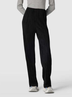 Spodnie z zakładkami i elastycznym paskiem s.Oliver BLACK LABEL