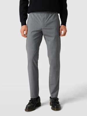 Spodnie z zakładkami w pasie i elastycznym pasem model ‘HAMPTON’ Tommy Hilfiger