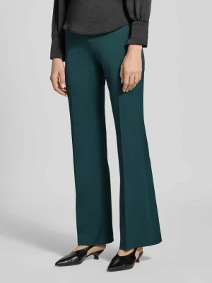 Spodnie z zakładkami w pasie o kroju regular fit z dodatkiem wiskozy Model 'HALENIA' HUGO