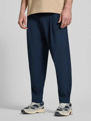 Spodnie z zakładkami w pasie o kroju relaxed fit z dodatkiem wiskozy model ‘VIGGO CROPPED’ Marc O'Polo DENIM