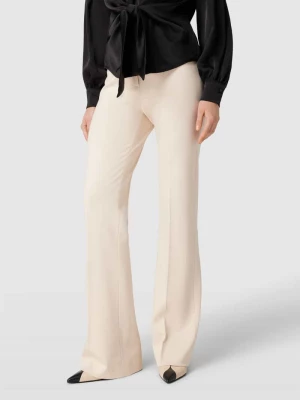 Spodnie z zakładkami w pasie o rozkloszowanym kroju z mieszanki wiskozy model ‘NANOU’ SEDUCTIVE