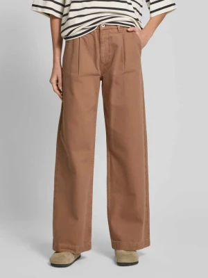 Spodnie z zakładkami w pasie, szerokimi nogawkami i wpuszczanymi kieszeniami Jake*s Casual