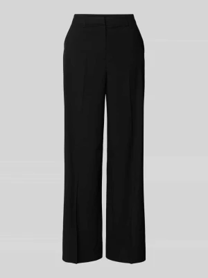 Spodnie z zakładkami w pasie z dodatkiem wiskozy model ‘ROSA’ Pieces