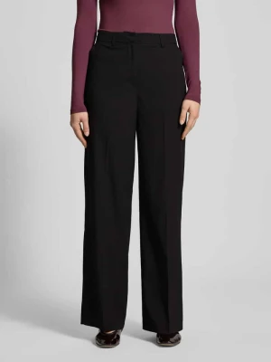 Spodnie z zakładkami w pasie z dodatkiem wiskozy model ‘ROSA’ Pieces