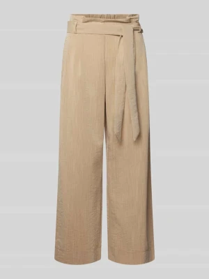 Spodnie z zakładkami z mieszanki wiskozy, krój regular fit, model 'MARSA' Only