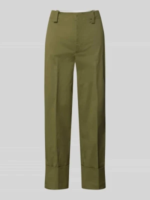 Spodnie z zaprasowaną zakładką model 'PANTALONE' Stefanel