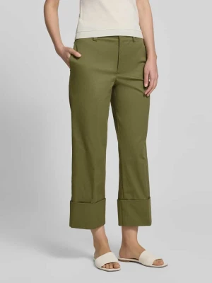 Spodnie z zaprasowaną zakładką model 'PANTALONE' Stefanel