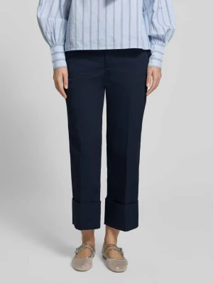 Spodnie z zaprasowaną zakładką model 'PANTALONE' Stefanel