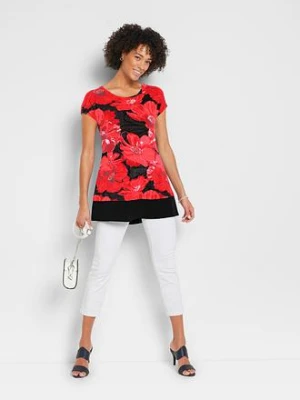 Spodnie ze stretchem 7/8 bonprix