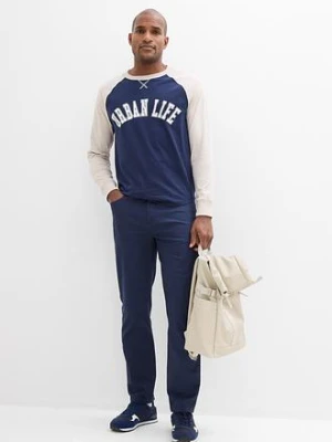 Spodnie ze stretchem, classic fit, prosta nogawka bonprix