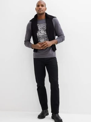 Spodnie ze stretchem, classic fit, prosta nogawka bonprix