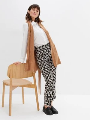 Spodnie ze stretchem z bengaliny bonprix