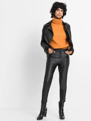 Spodnie ze stretchem z mieszanki wiskozy bonprix